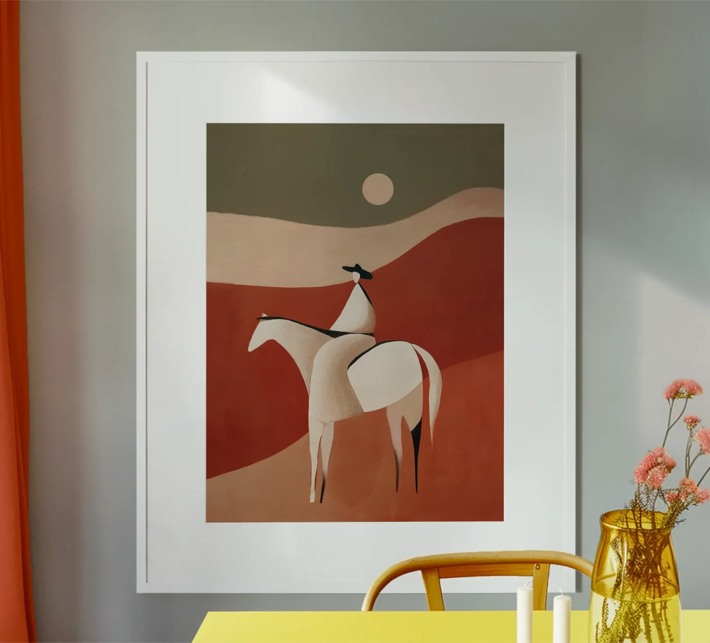 Desert Rider poster da Solenne West