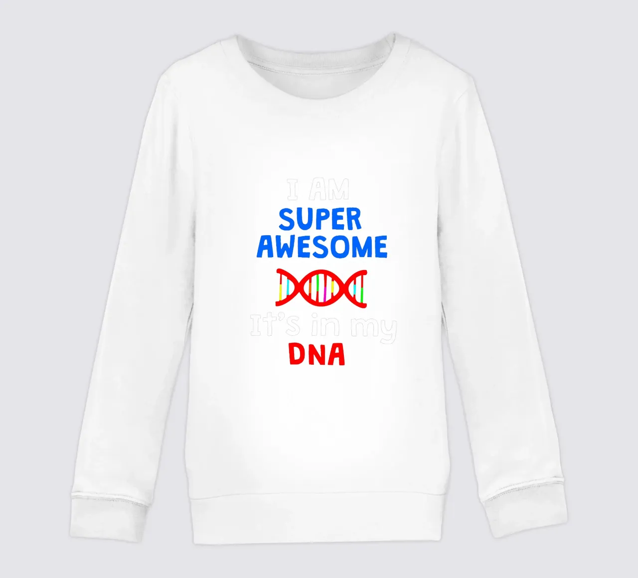 I am super awesome it's in my dna felpa bambino da happieeagle