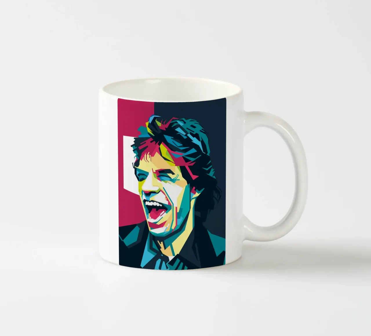 Rockers Style WPAP Keramik Tasse von SW Artwork