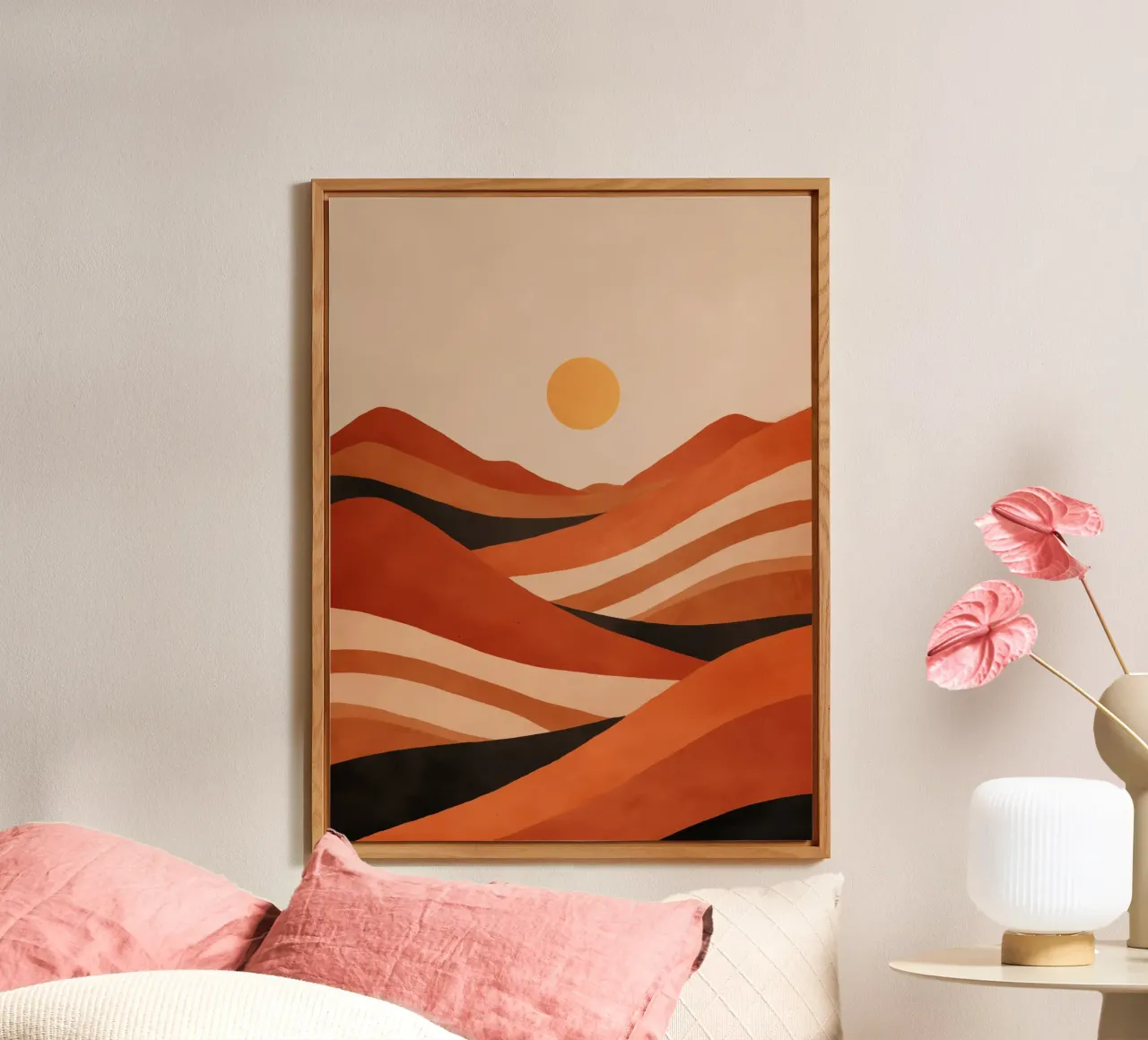 Desert Sun alu-dibond by Solenne West