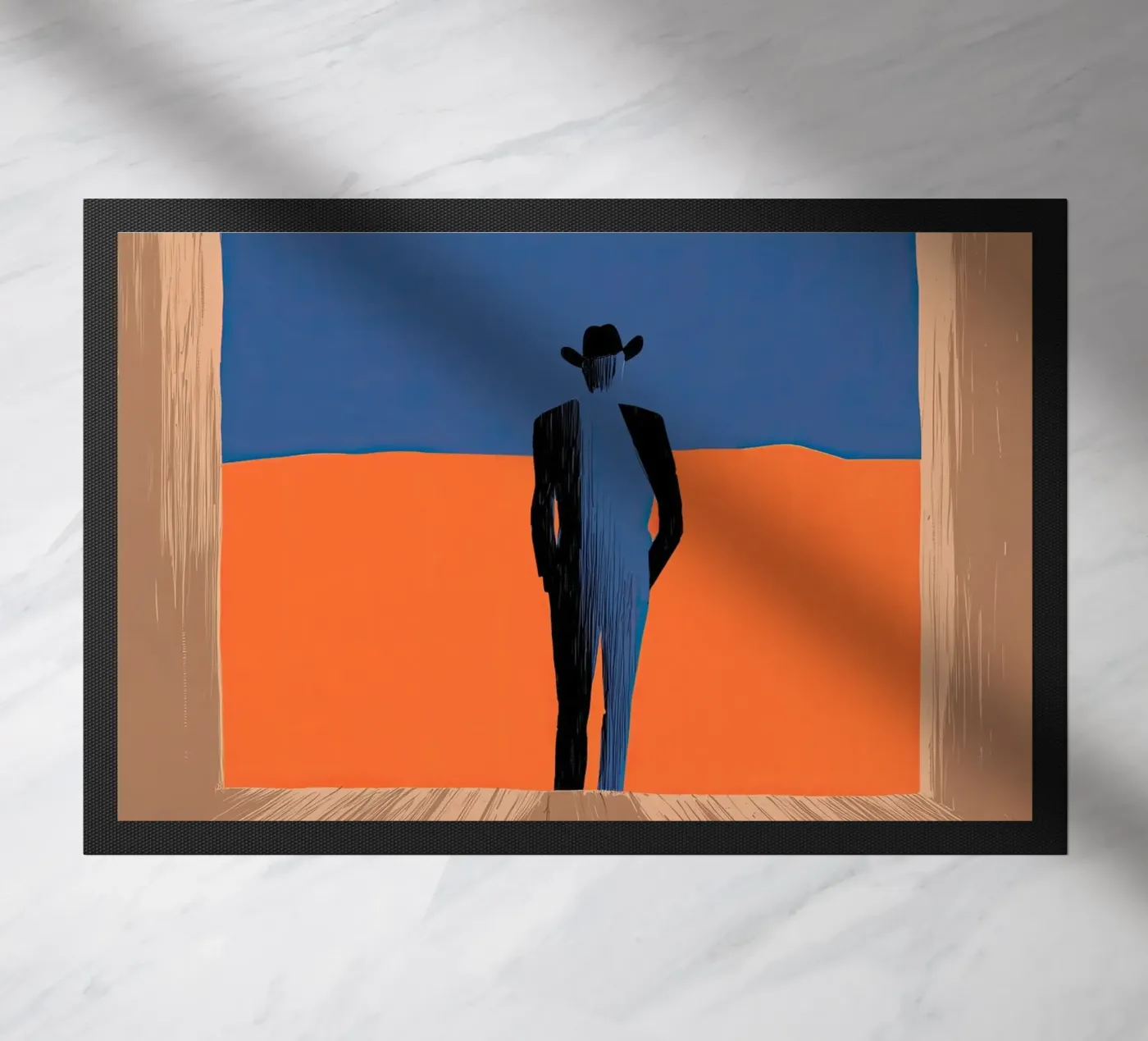 Facing West deurmat van Solenne West