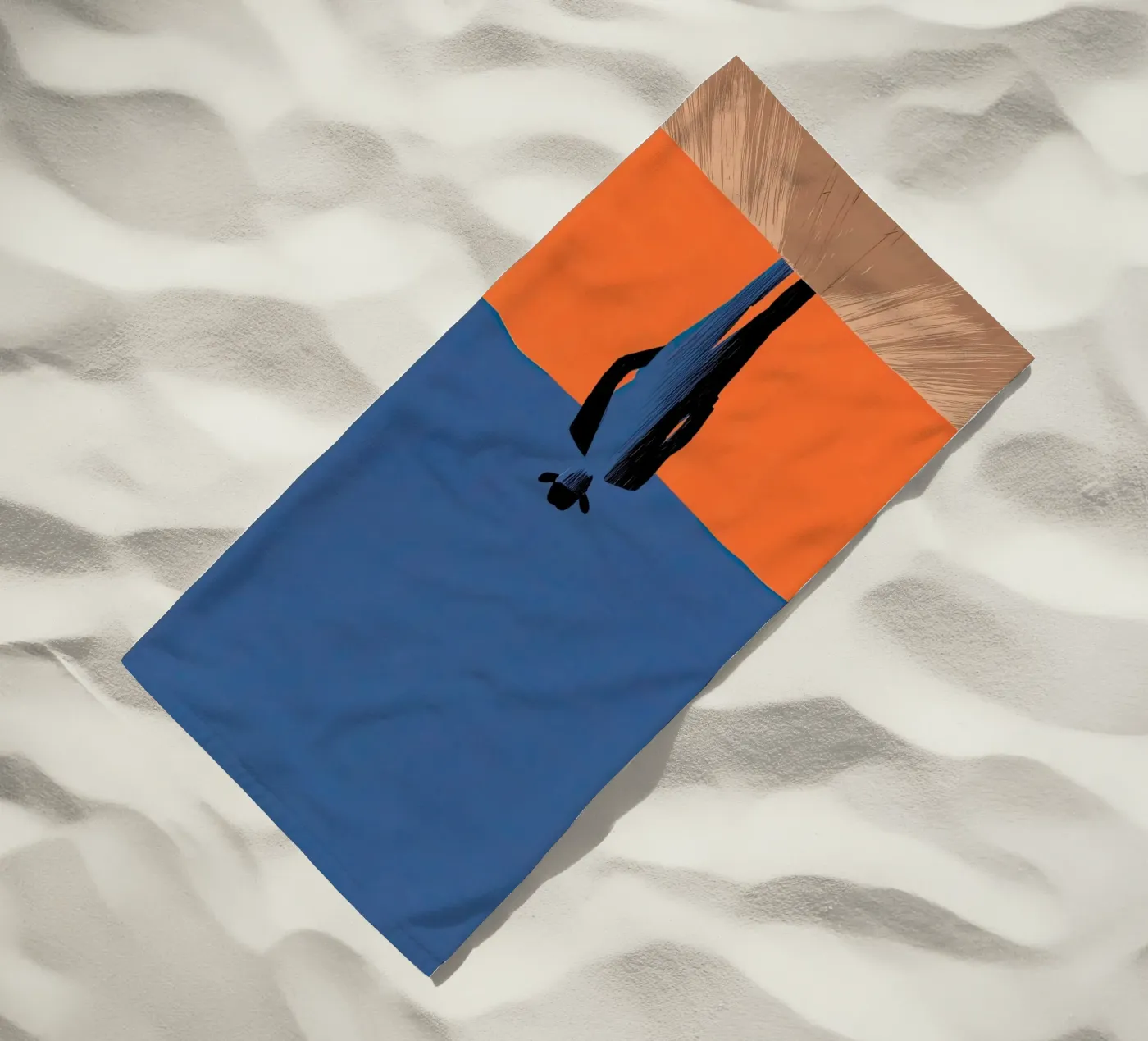 Facing West strandhanddoek van Solenne West