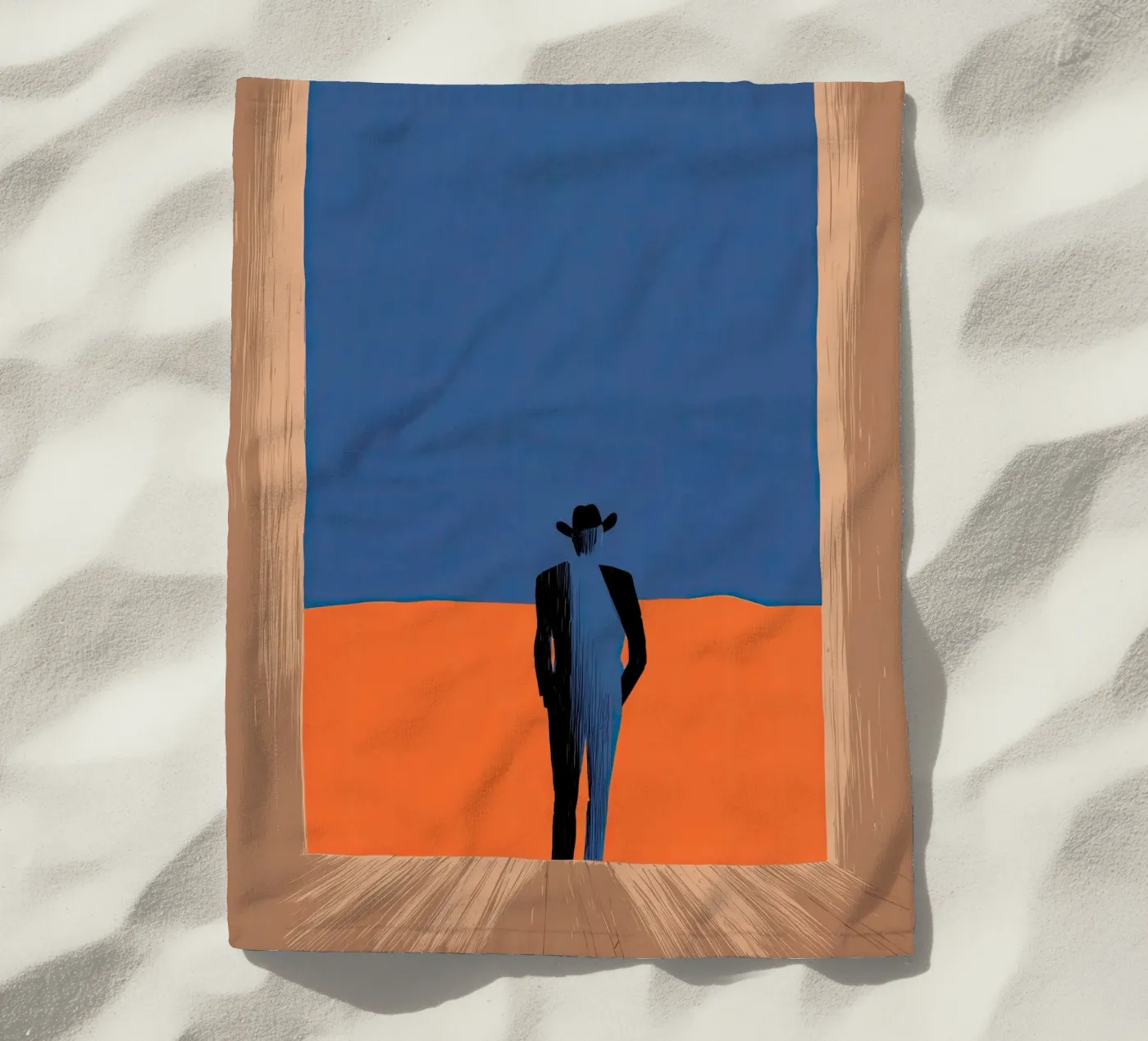 Facing West strandhanddoek van Solenne West