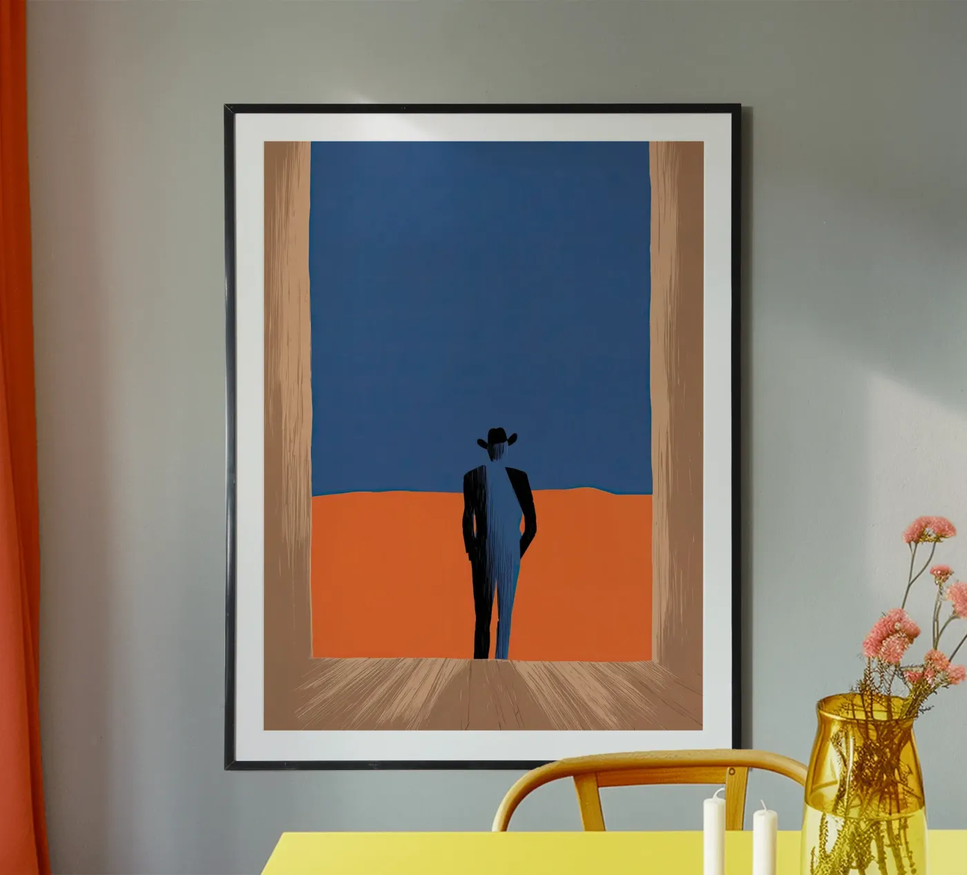 Facing West Poster von Solenne West