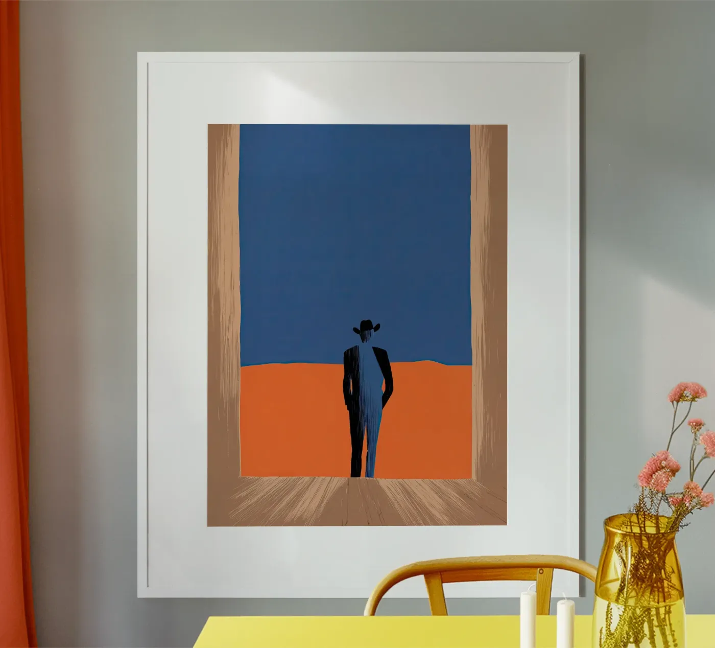 Facing West Poster von Solenne West