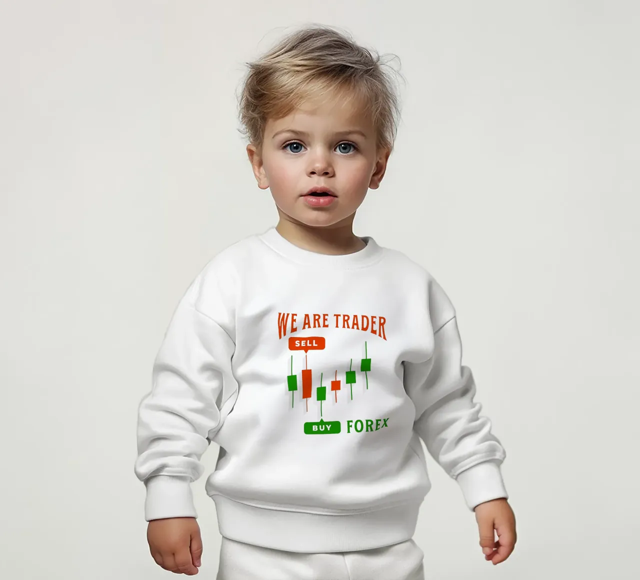 Siamo Trader Vendere e Comprare Forex felpa neonato da Gunawan Rb