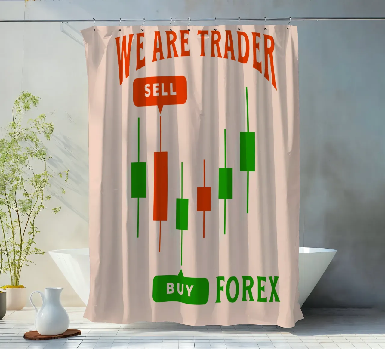 Somos Trader Vender y Comprar Forex cortina de baño de Gunawan Rb