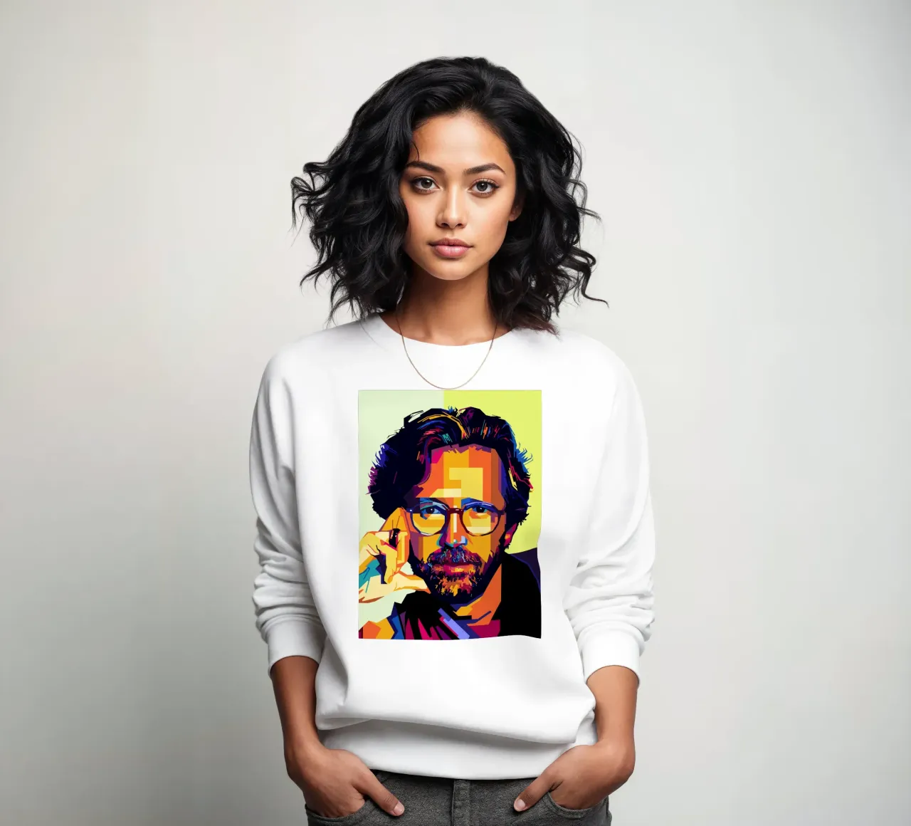 Eric Clapton Style WPAP sweatshirt by SW Artwork