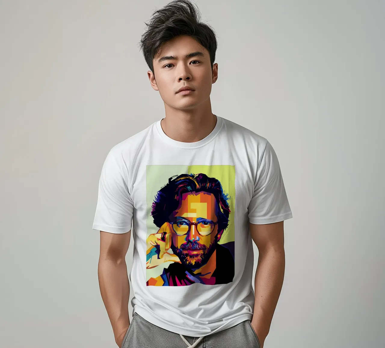 Eric Clapton Style WPAP t-shirt da SW Artwork