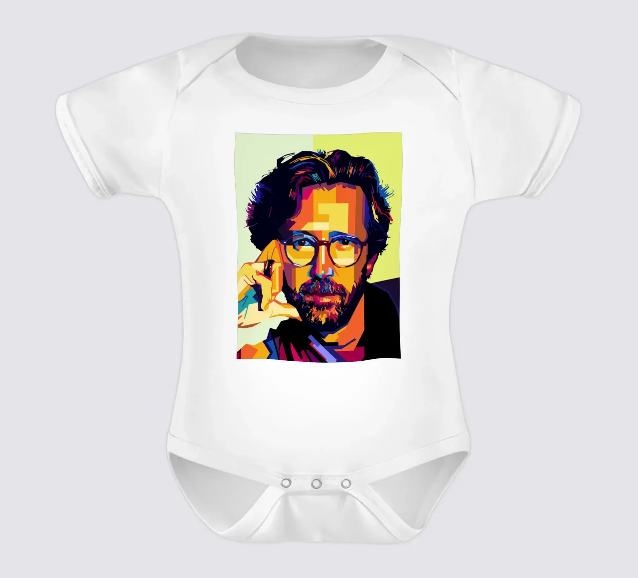 Eric Clapton Style WPAP body neonato maniche corte da SW Artwork