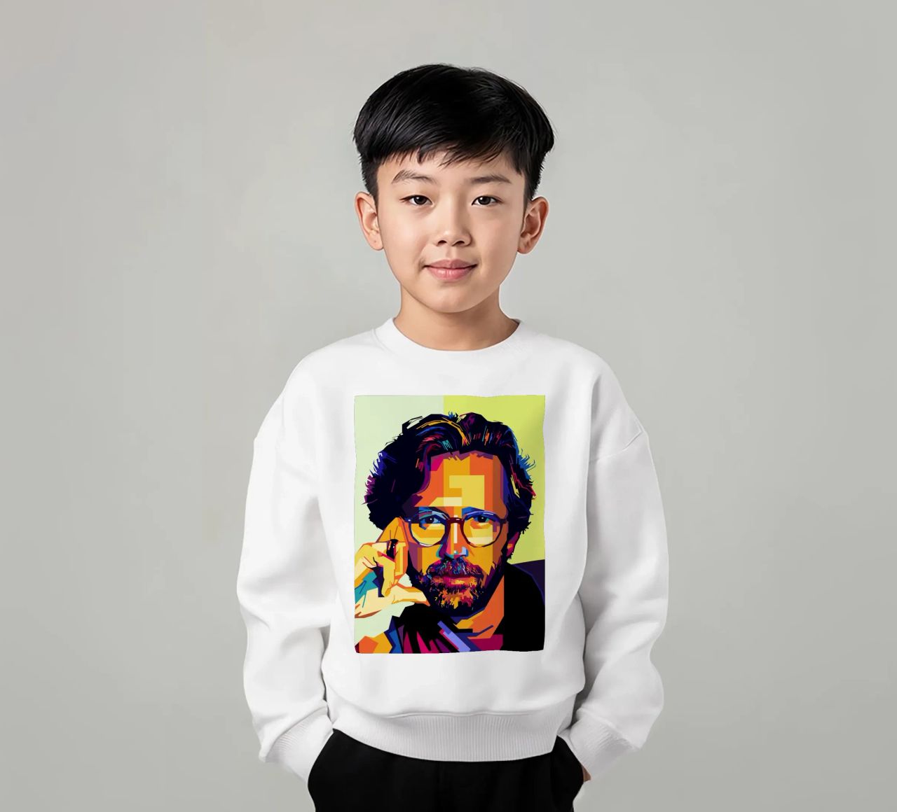 Eric Clapton Style WPAP felpa bambino da SW Artwork