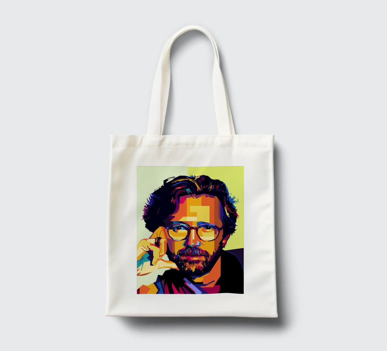 Eric Clapton Style WPAP borsa in juta da SW Artwork