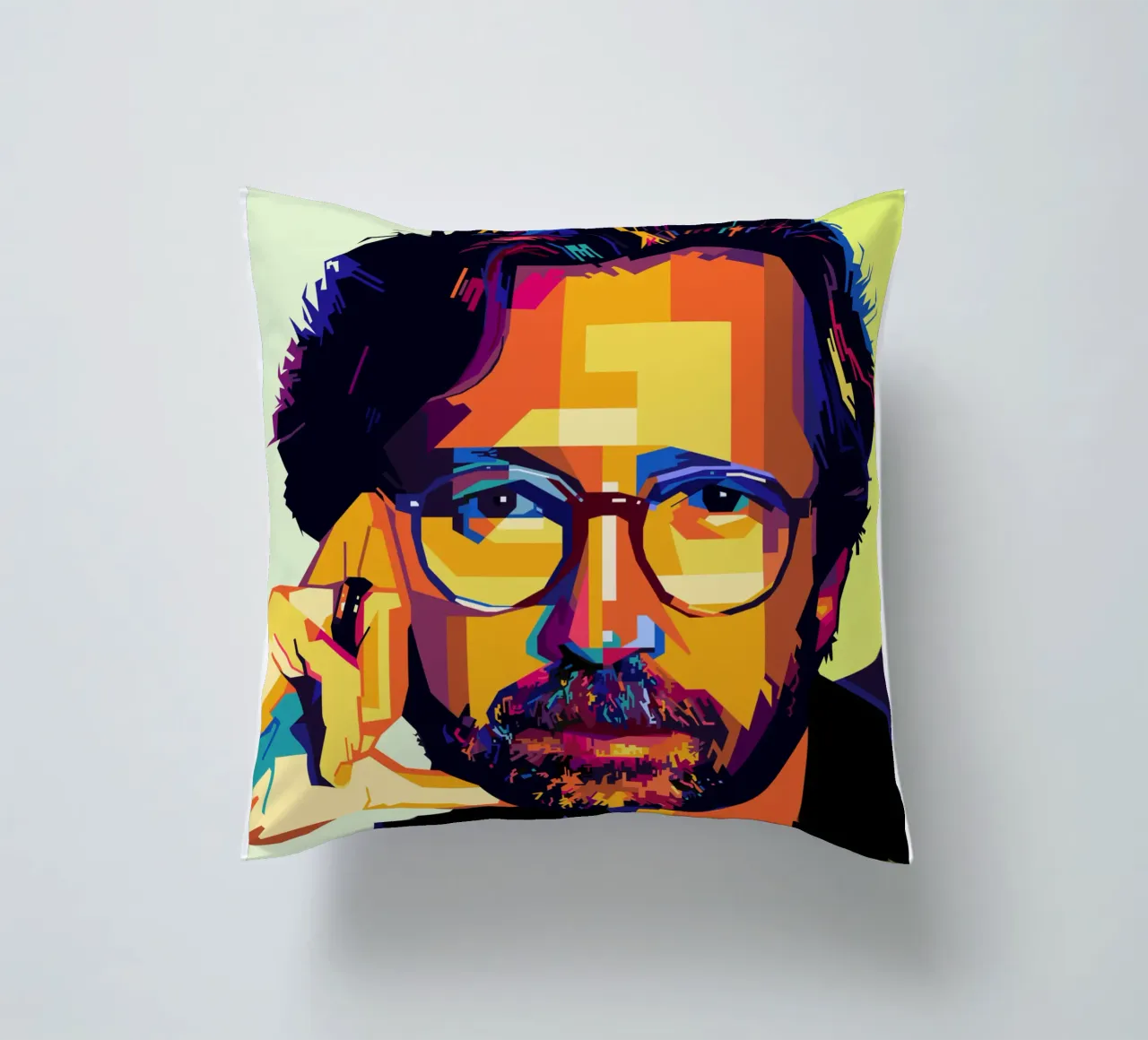 Eric Clapton Style WPAP decorative cushion by SW Artwork