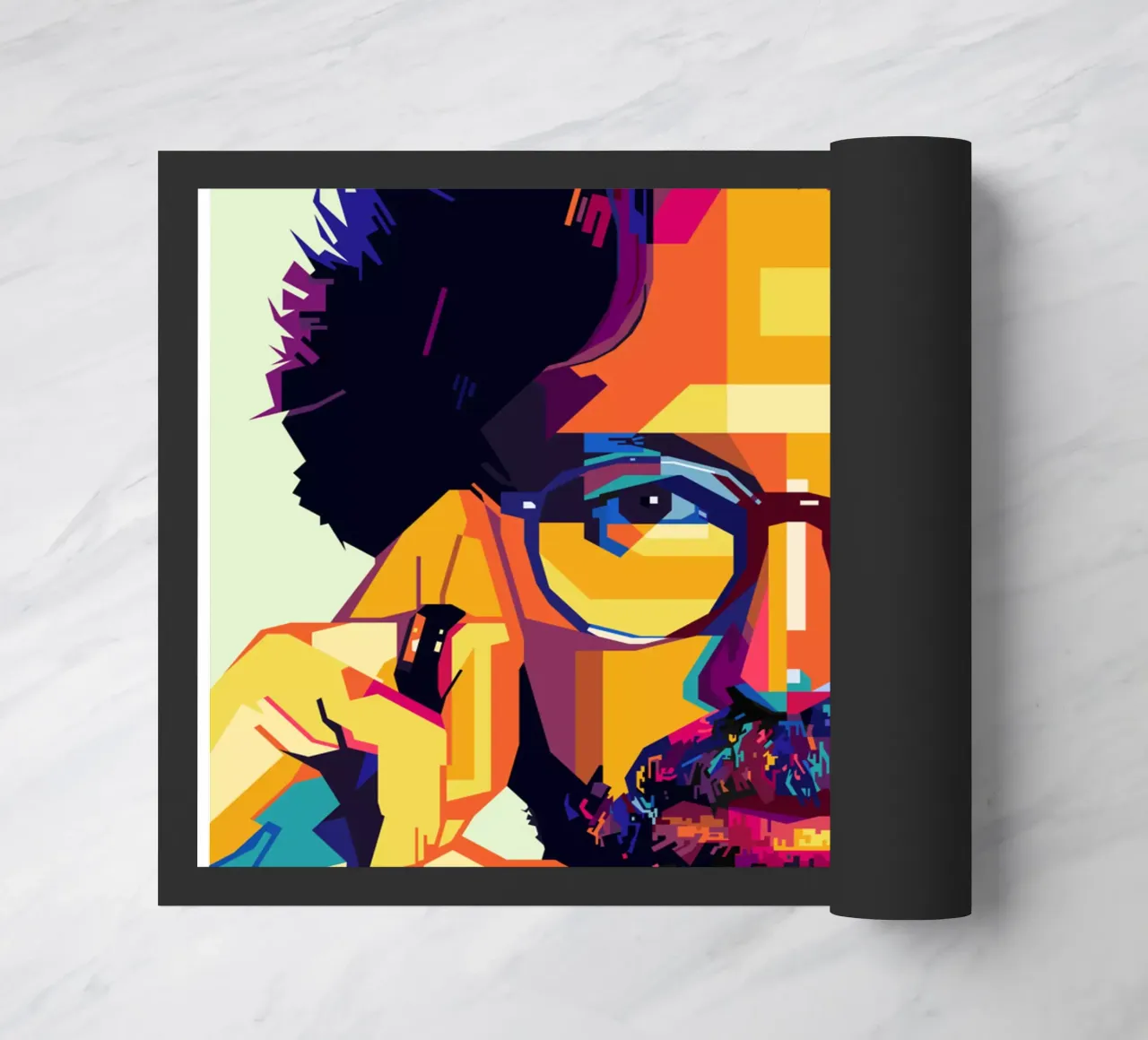 Eric Clapton Style WPAP felpudo de SW Artwork