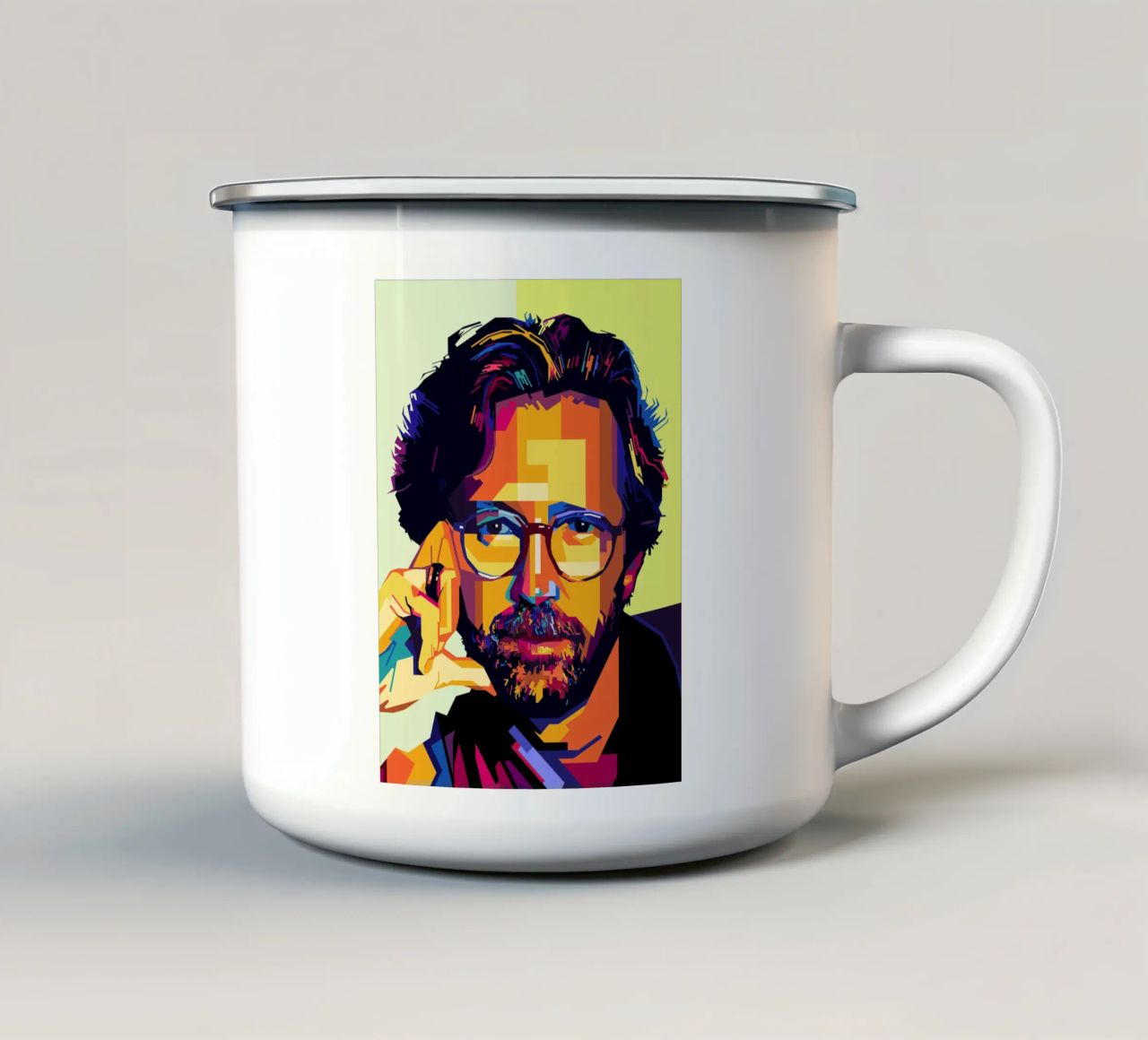 Eric Clapton Style WPAP tazza in smalto da SW Artwork