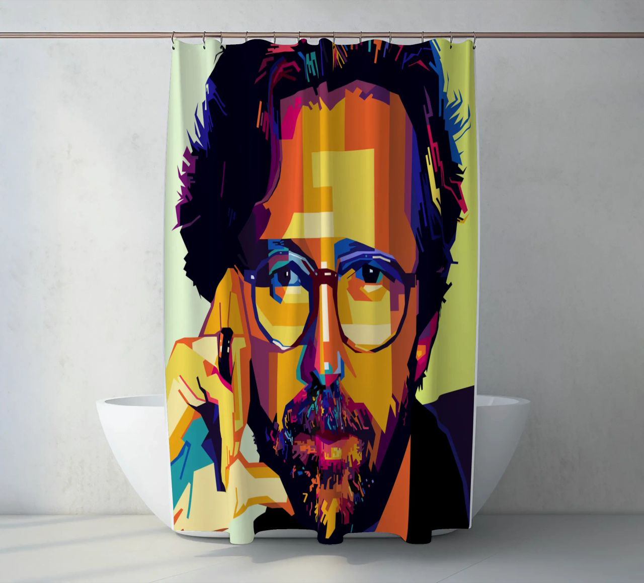 Eric Clapton Style WPAP tenda da doccia da SW Artwork