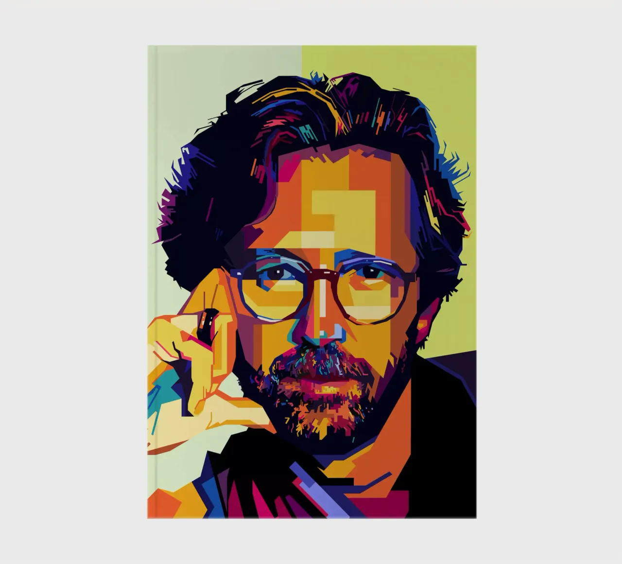 Eric Clapton Style WPAP Notizbuch von SW Artwork
