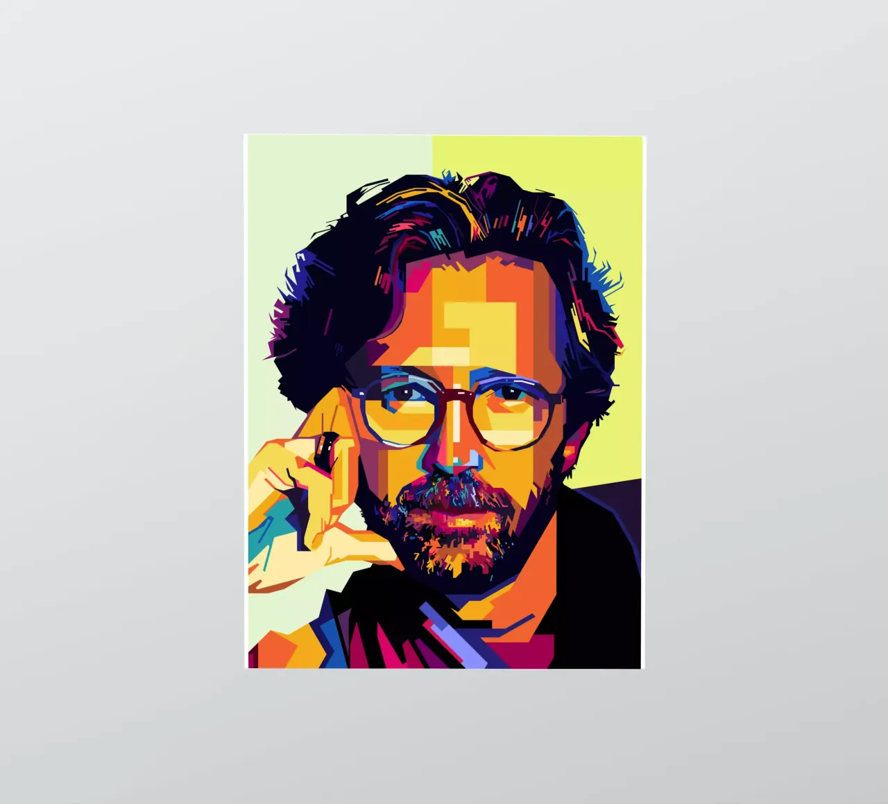 Eric Clapton Style WPAP adesivo da SW Artwork