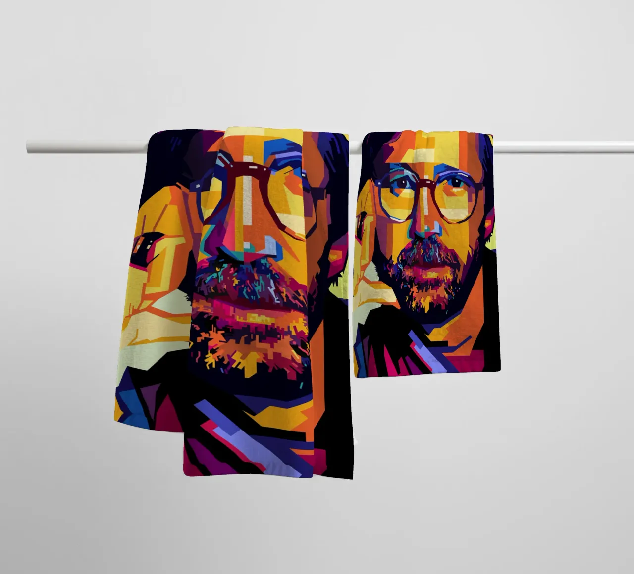 Eric Clapton Style WPAP Handtuch von SW Artwork