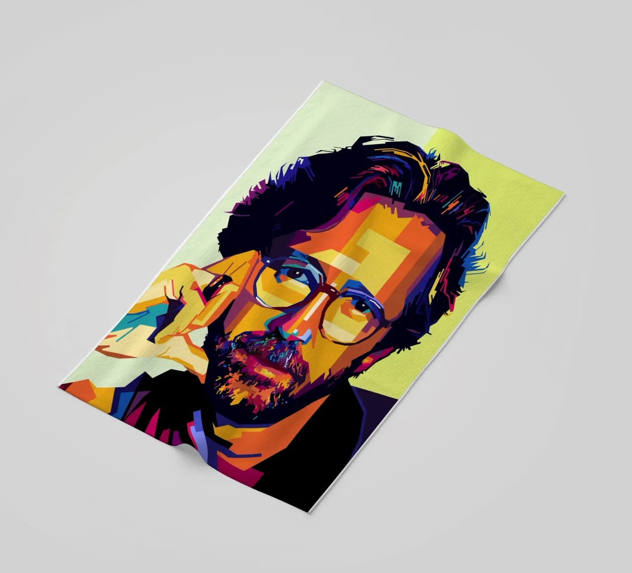 Eric Clapton Style WPAP Strandtuch von SW Artwork