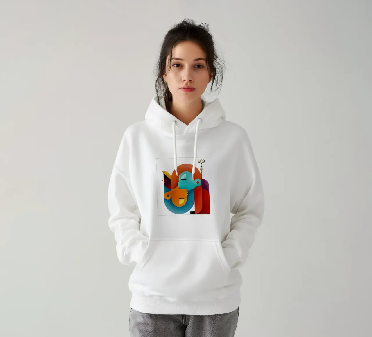 Upside down sudadera con capucha de Antony Squizzato