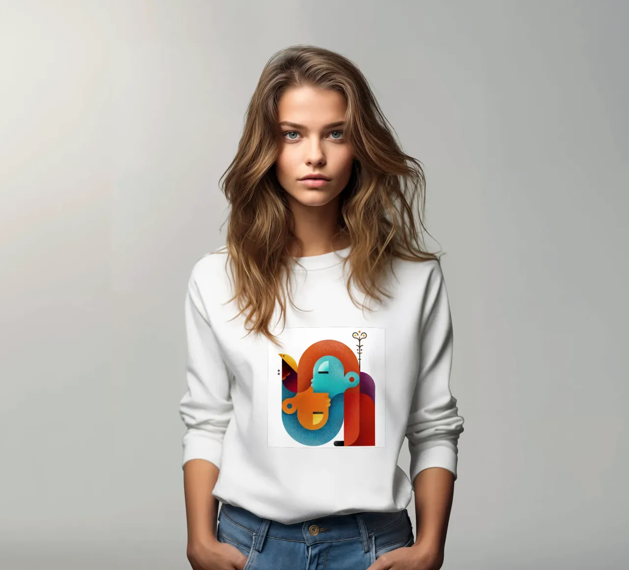 Upside down sweatshirt by Antony Squizzato