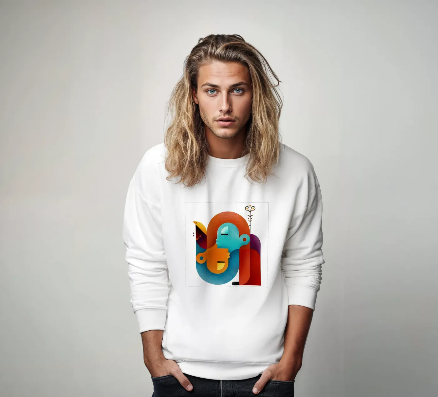 Upside down felpa da Antony Squizzato