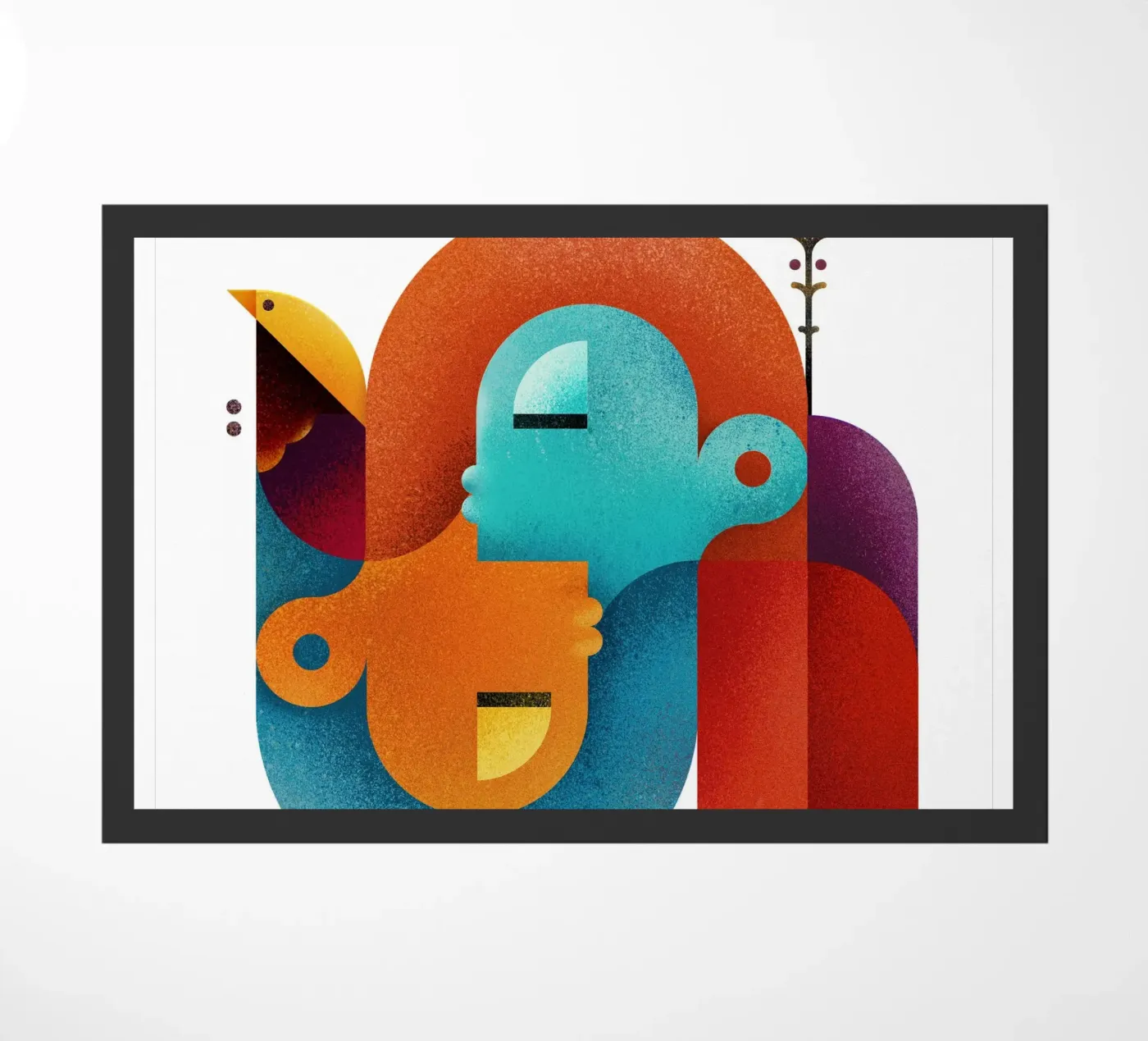 Upside down Fußmatte von Antony Squizzato