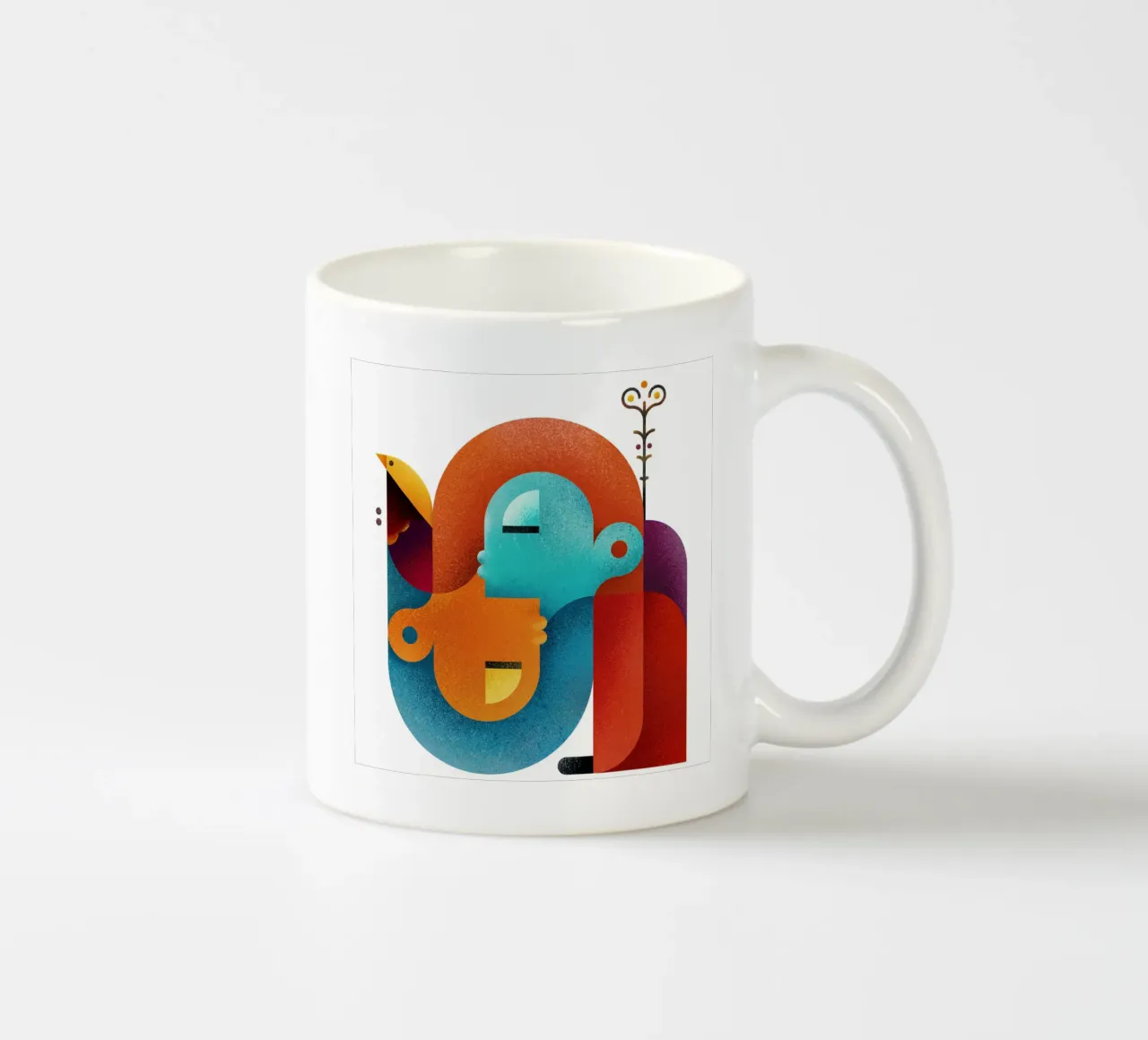 Upside down Keramik Tasse von Antony Squizzato
