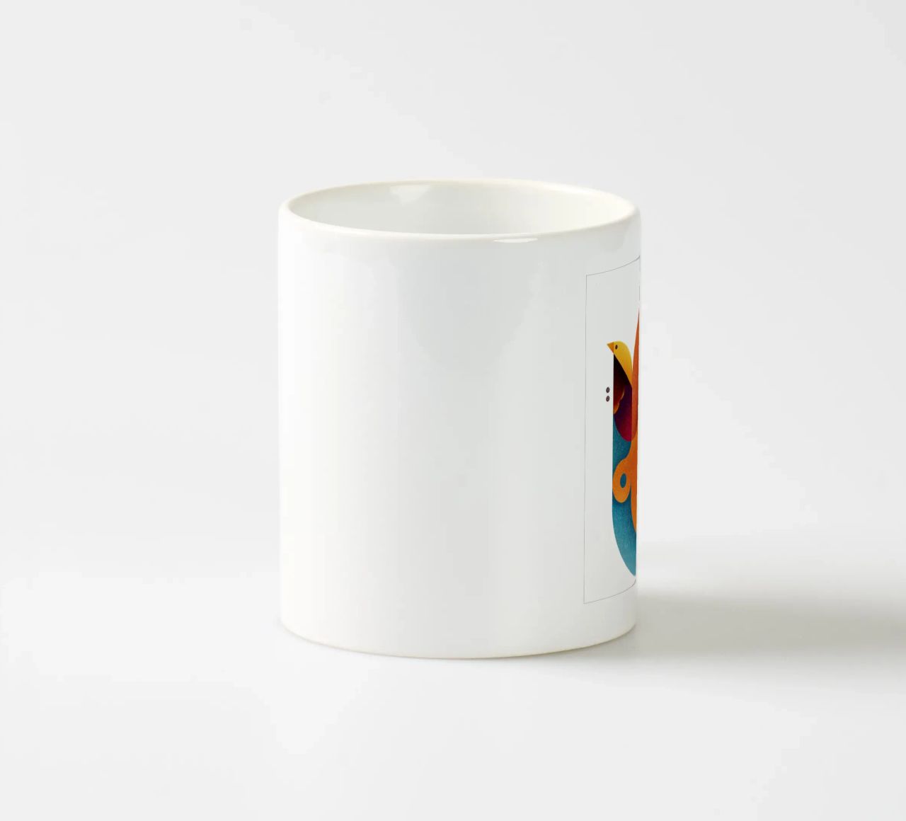 Upside down tazza in ceramica da Antony Squizzato