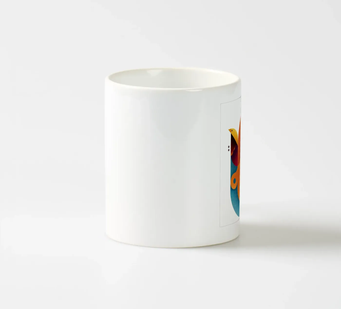 Upside down tazza in ceramica da Antony Squizzato