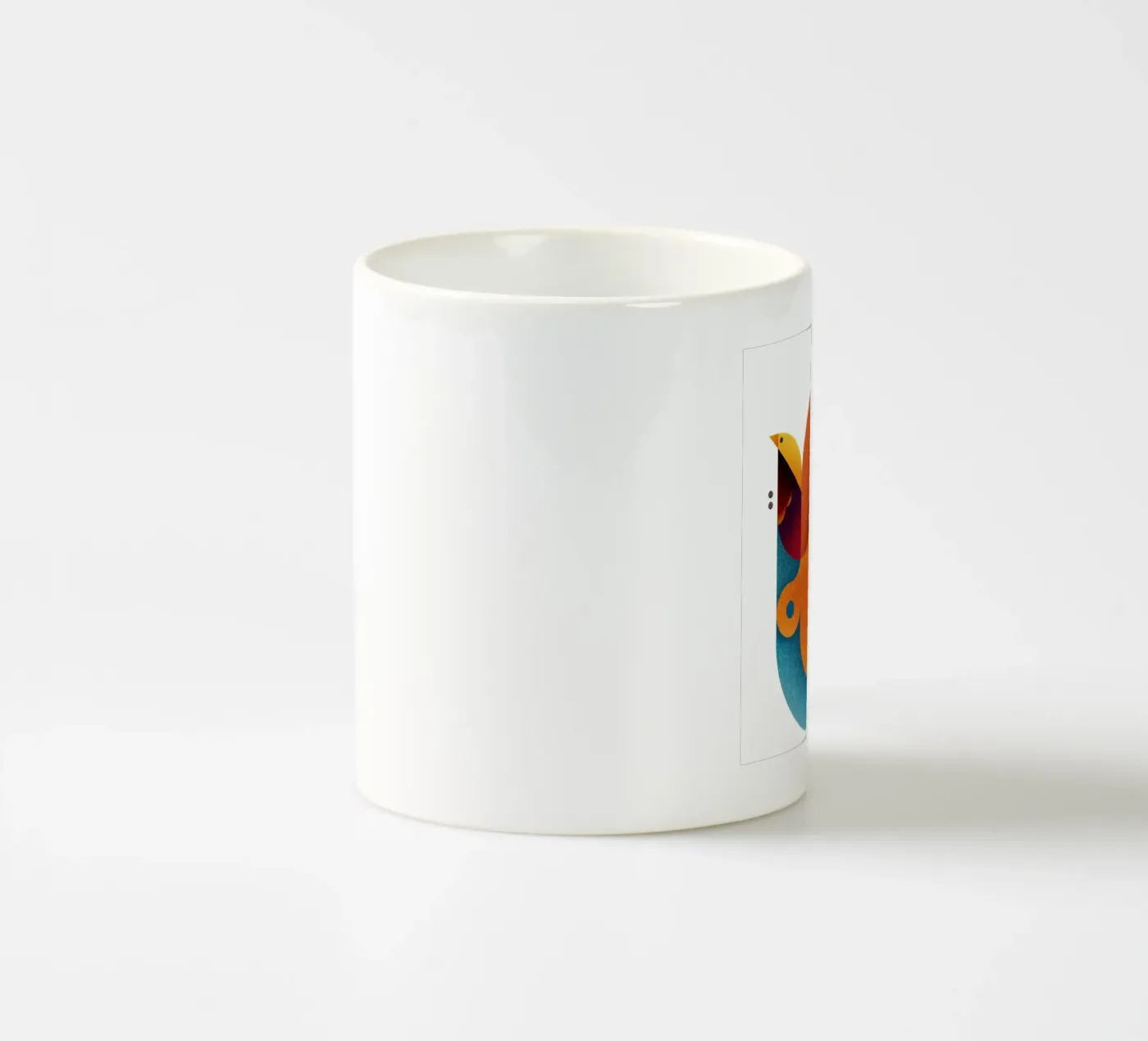 Upside down ceramic mug by Antony Squizzato