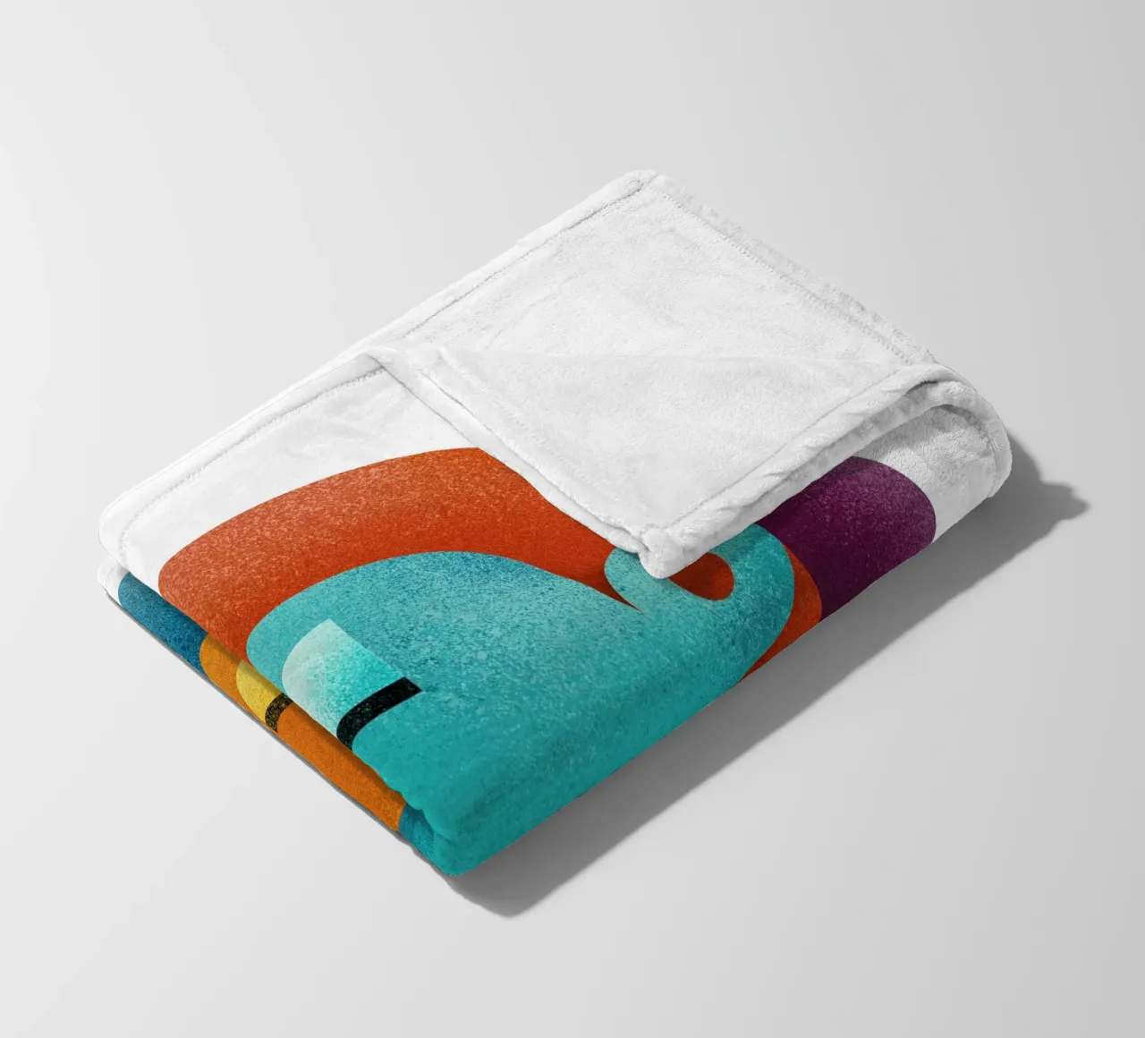 Upside down fleecedeken van Antony Squizzato