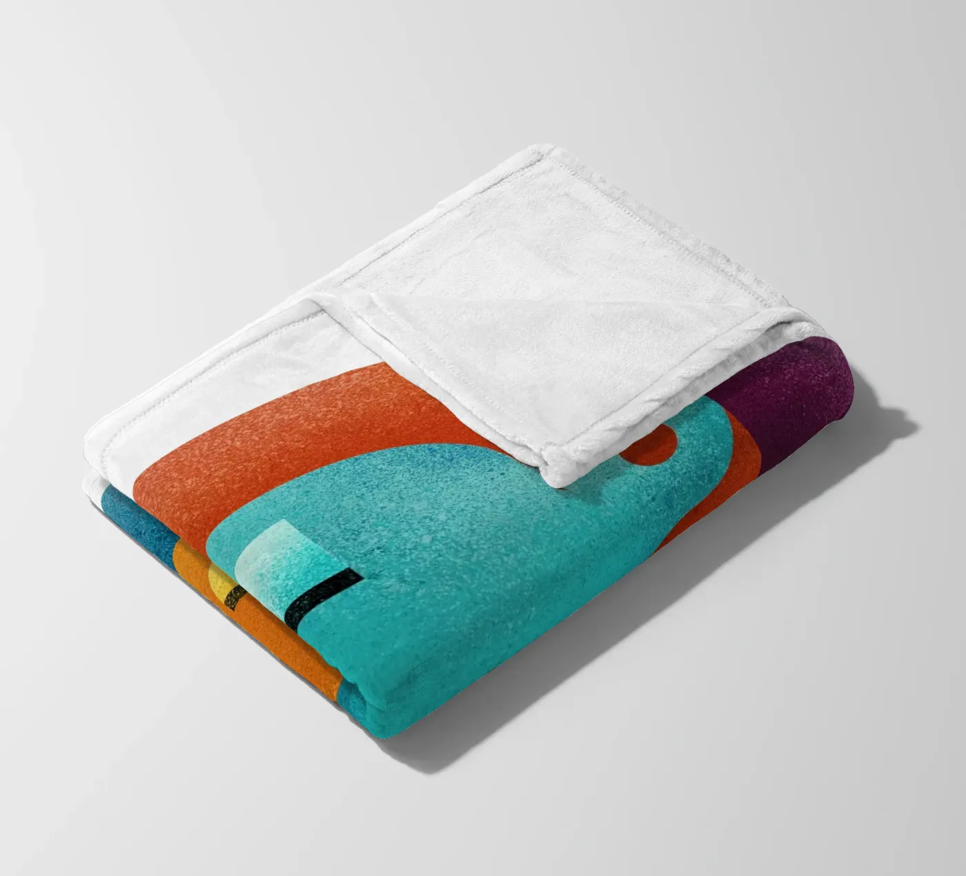 Upside down Fleecedecke von Antony Squizzato