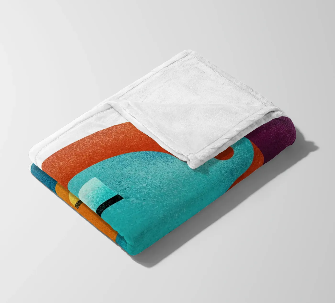 Upside down Fleecedecke von Antony Squizzato