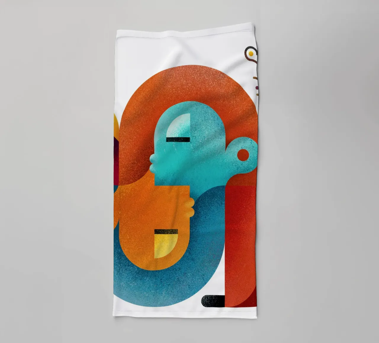 Upside down Handtuch von Antony Squizzato