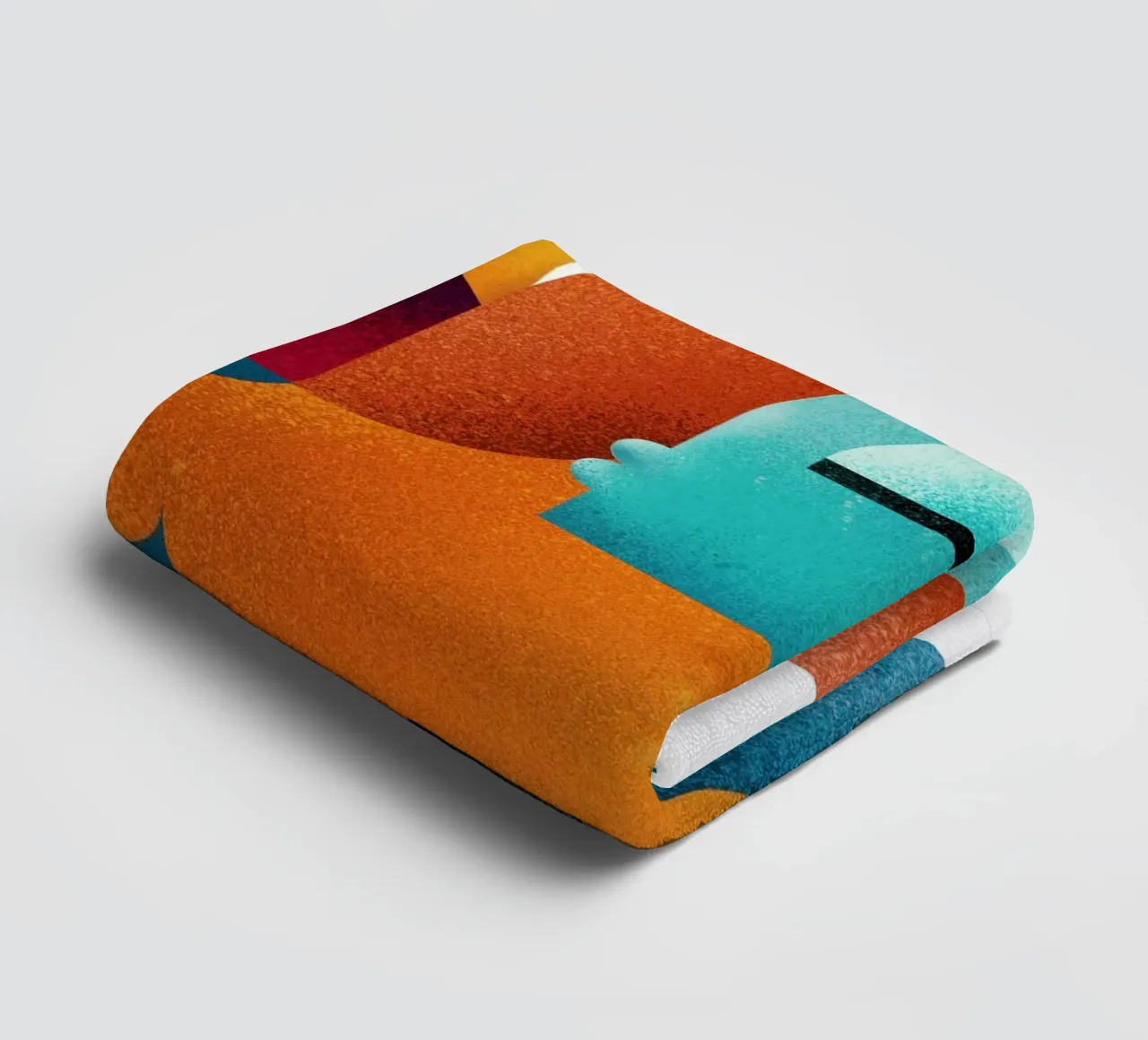 Upside down Handtuch von Antony Squizzato