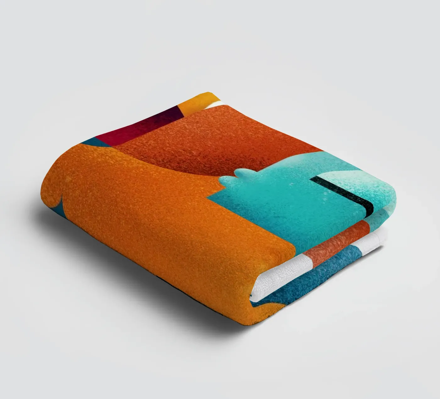 Upside down Handtuch von Antony Squizzato