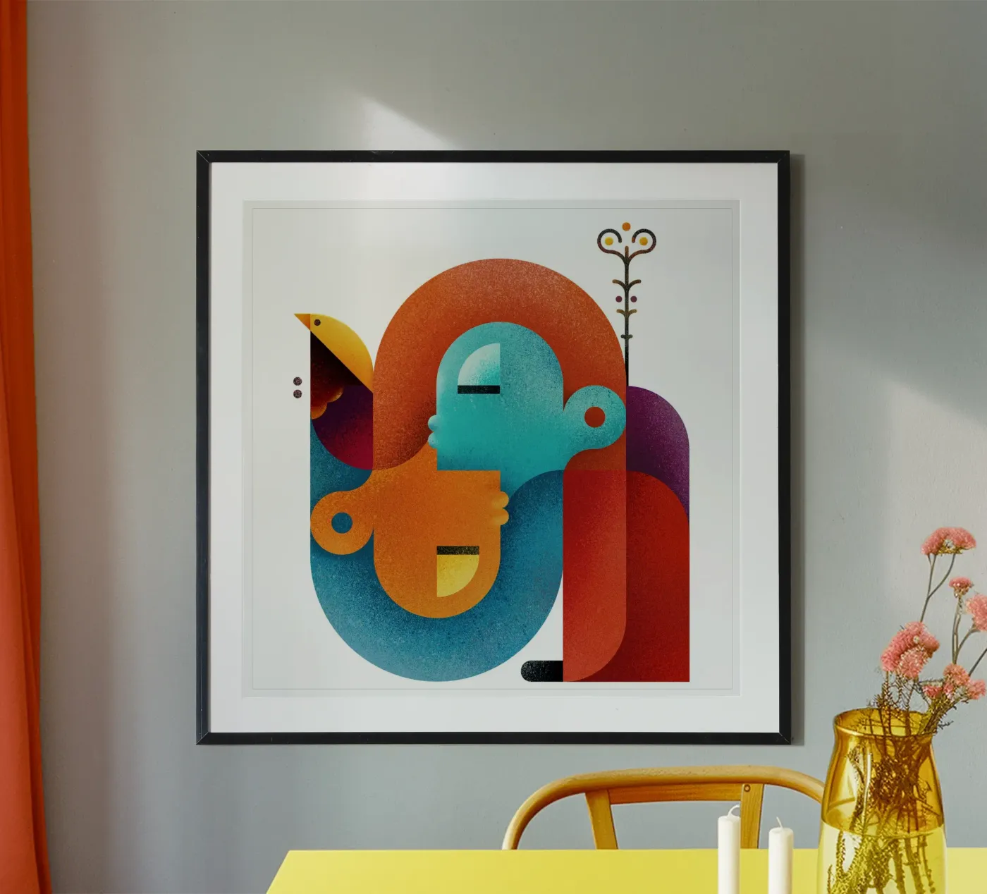 Upside down Poster von Antony Squizzato
