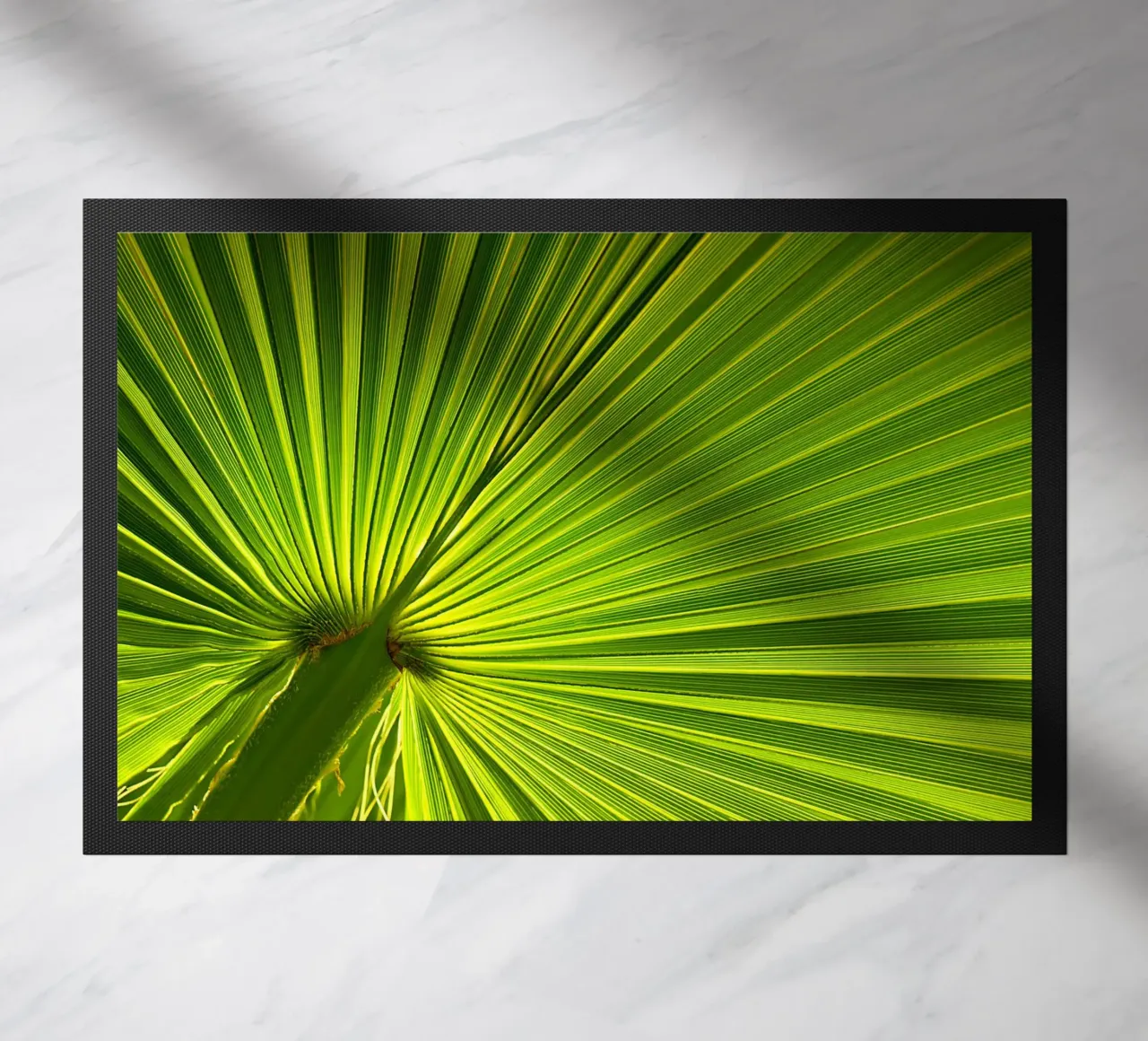 Palm leaf doormat by Atteloi