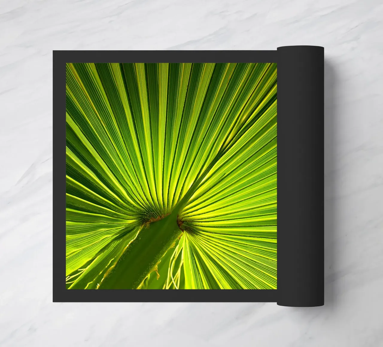 Palm leaf doormat by Atteloi