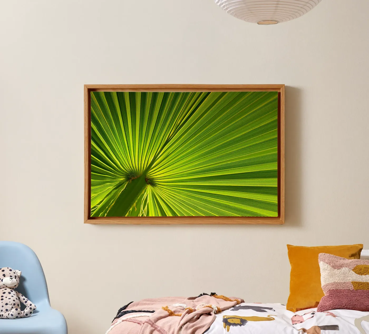 Palm leaf canvas by Atteloi