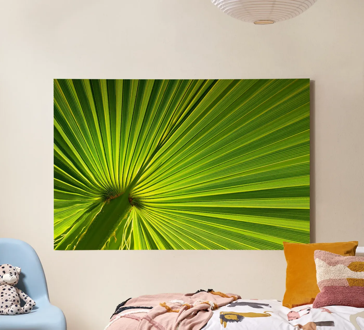 Palm leaf canvas by Atteloi