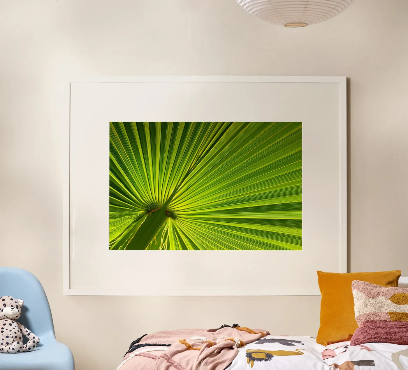 Palm leaf poster by Atteloi