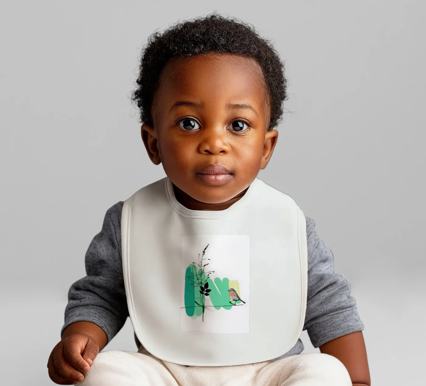 Robin baby bib by SaraRosenbaum