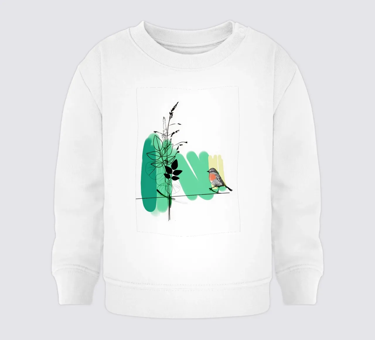 Robin baby sweatshirt by SaraRosenbaum