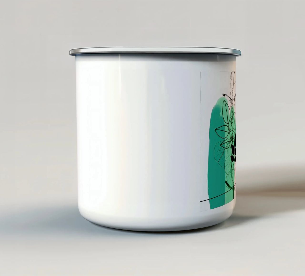 Robin tazza in smalto da SaraRosenbaum