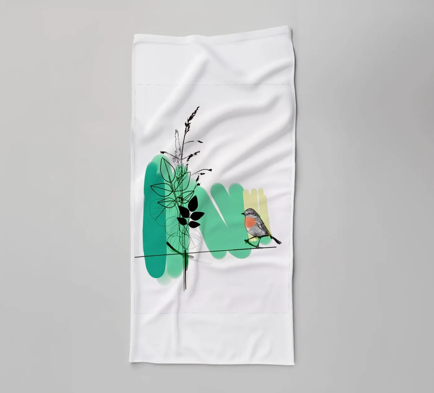 Robin badhanddoek van SaraRosenbaum