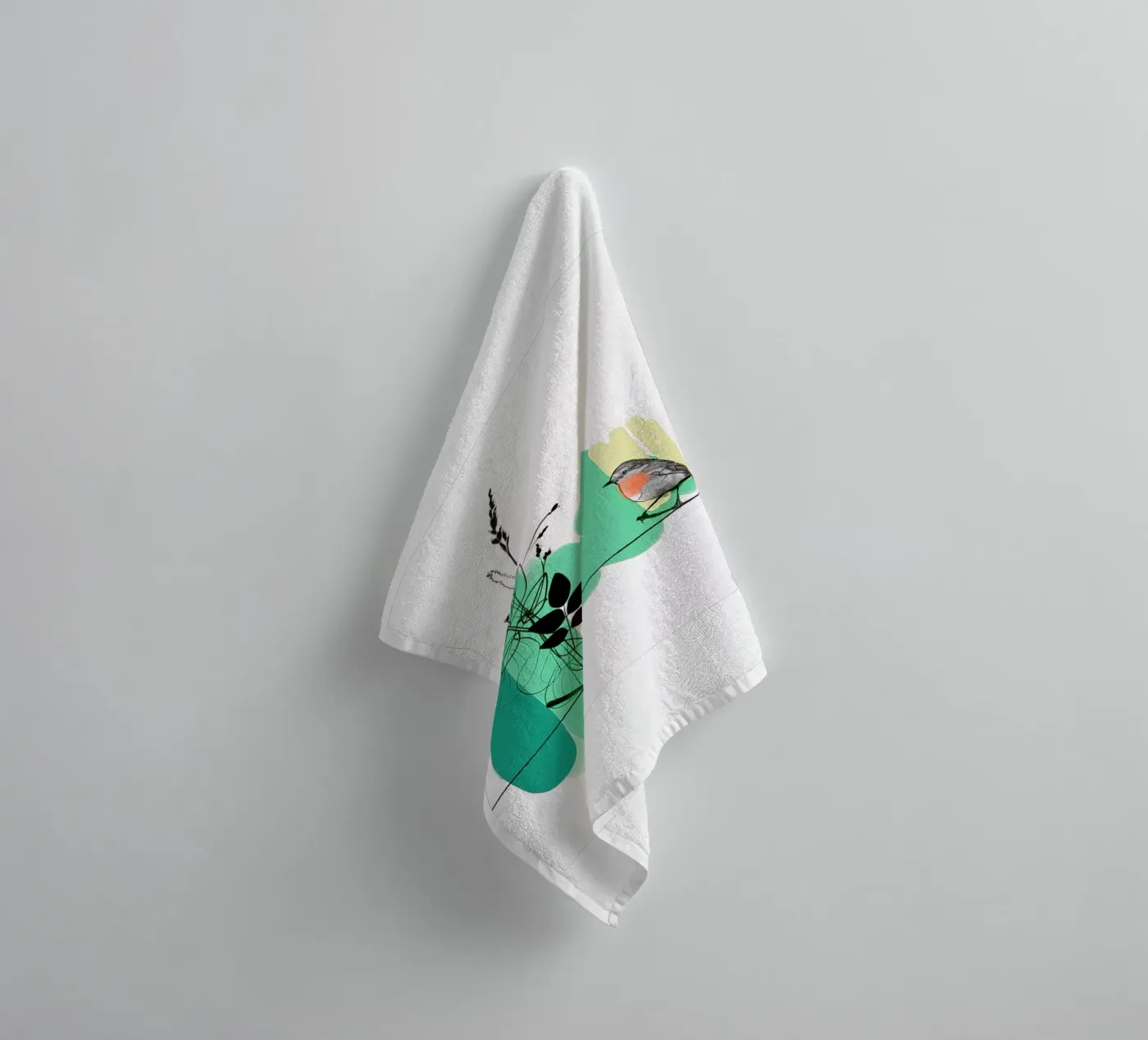 Robin towel by SaraRosenbaum