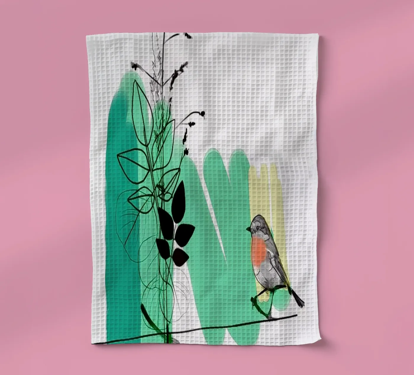 Rouge-gorge torchon de SaraRosenbaum